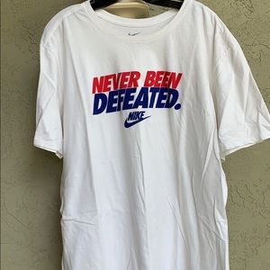 🦋🦋 3/$25 Nike  Never Been Defeated t shirt